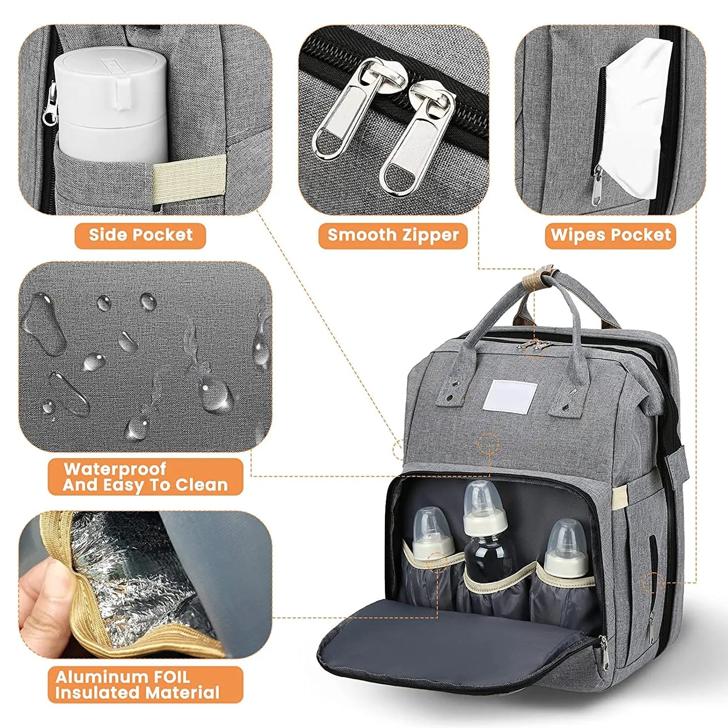 Mommy Bag Folding Baby Bed